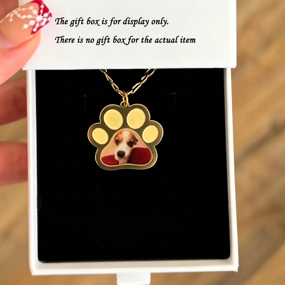Personalized Pet Paw Colors Pr - Custom Name Necklace Stainless Steel review and price