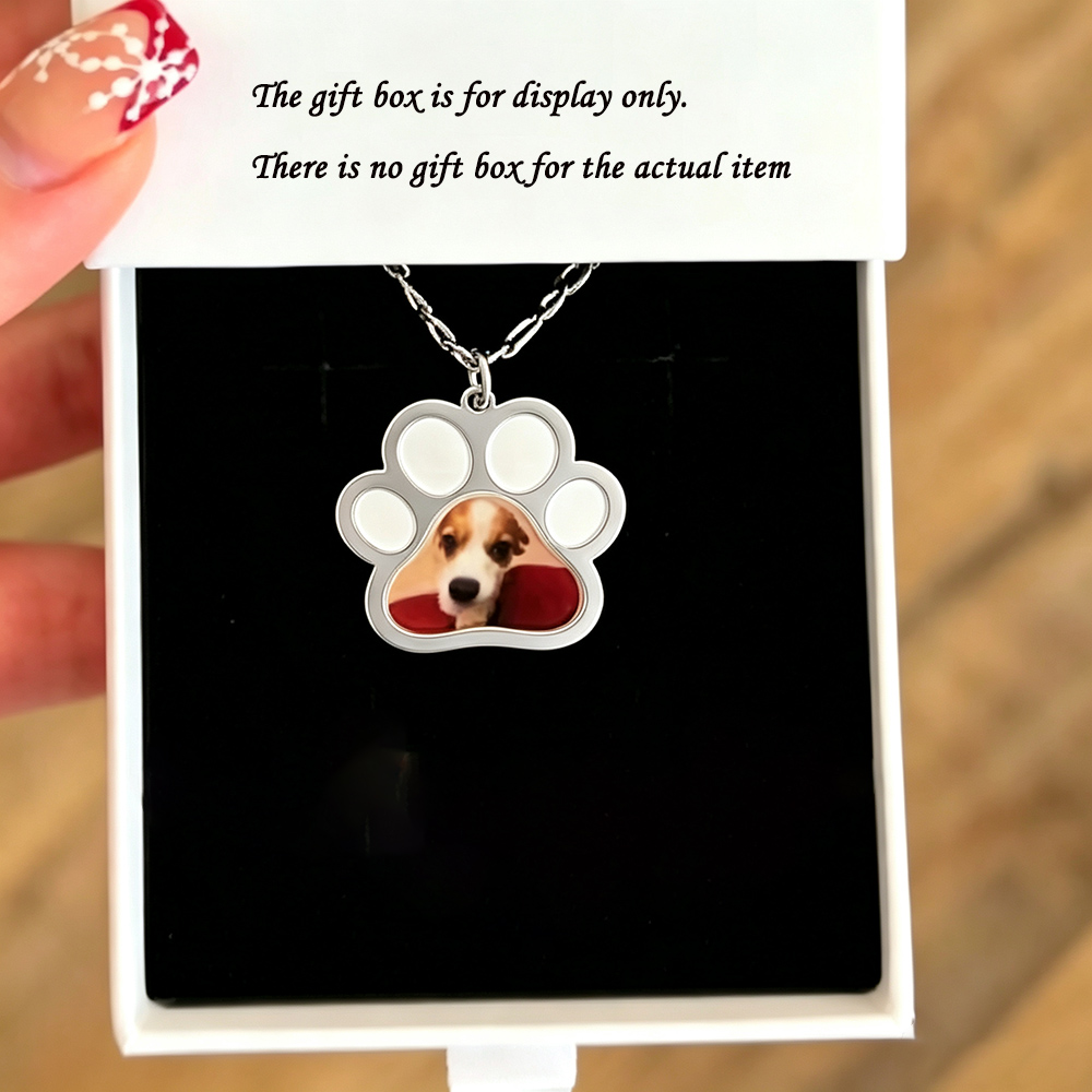 Personalized Pet Paw Colors Pr - Custom Name Necklace Stainless Steel review and price