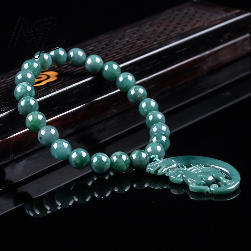Natural Jadeite Blue Water Zod - Bracelets review and price