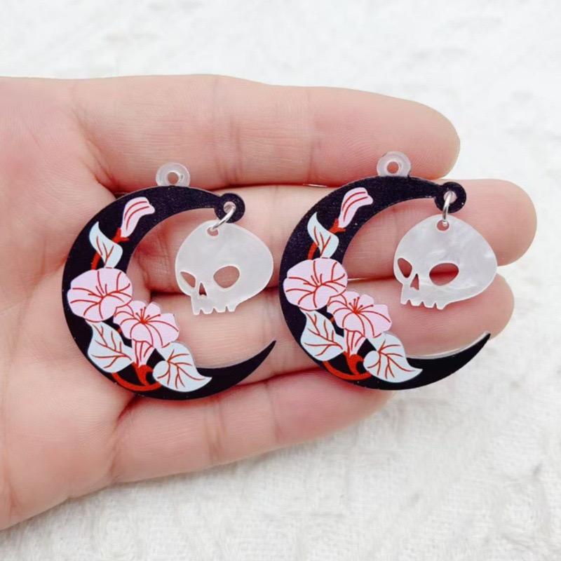 10pcs Halloween Acrylic Ghost  - Earrings review and price