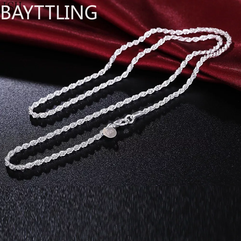 40-60cm wholesale 925 Sterling - 925 Sterling Silver Chain Necklace Men review and price