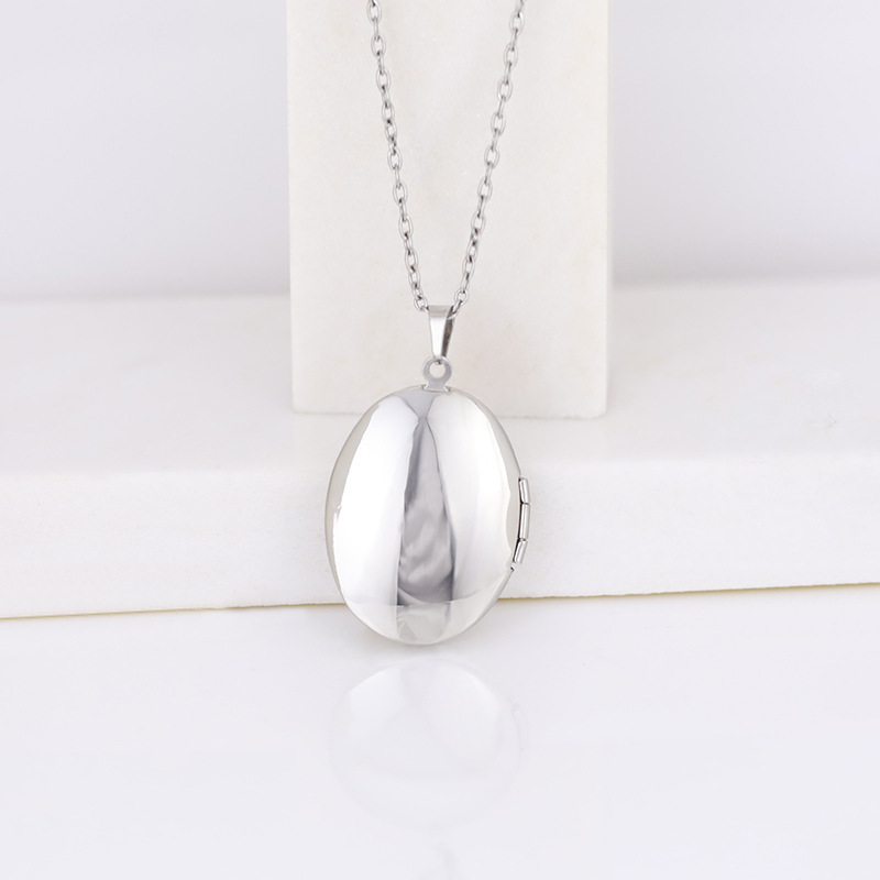 Vintage Silver Color Openable  - Heart Locket Necklace Photo review and price
