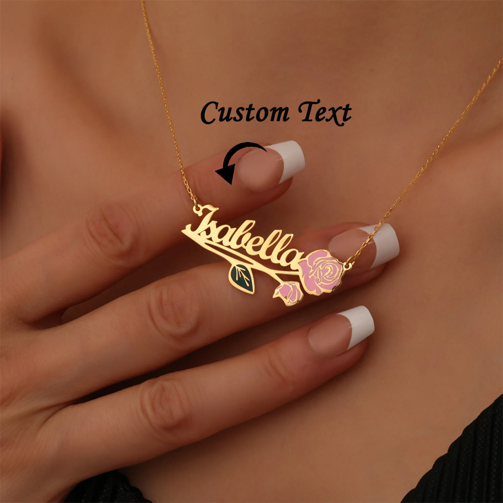 Personalized Colorfuls Birth F - Custom Name Necklace Stainless Steel review and price
