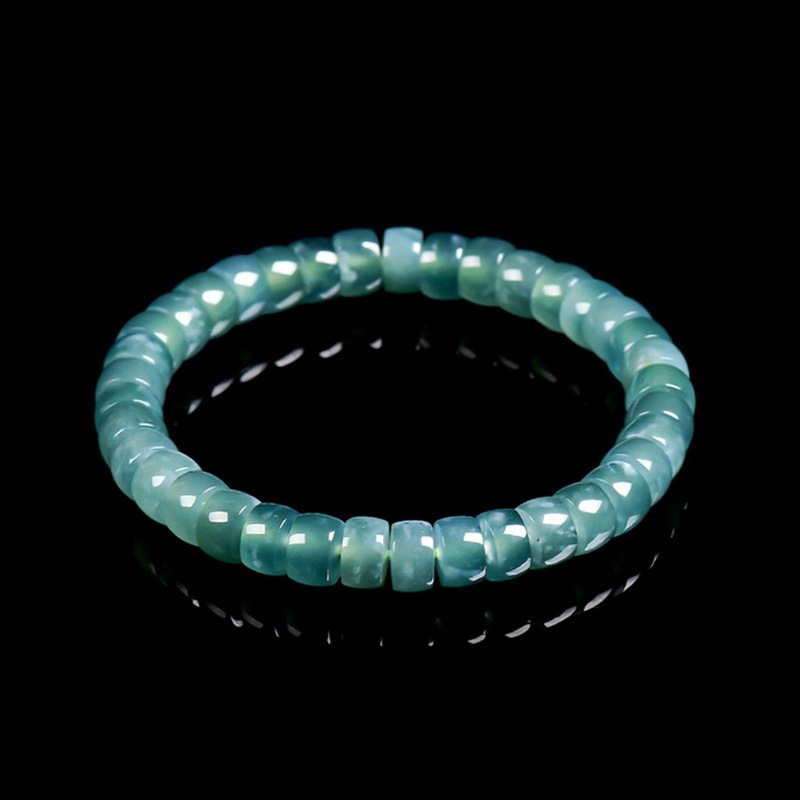 Natural Grade A Jadeite Blue W - Bracelets review and price