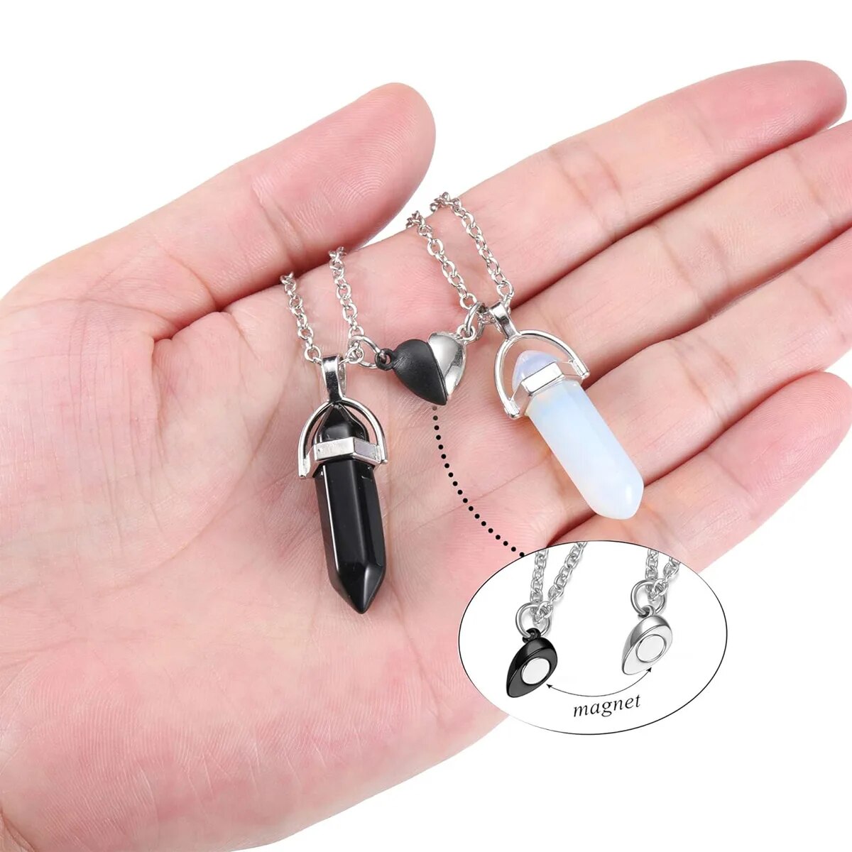 Crystal Friendship Matching Co - Magnetic Couple Matching Necklaces review and price