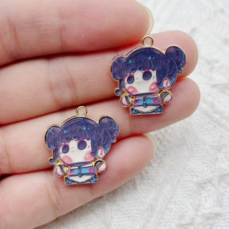 10pcs Cartoon Anime Pendant Oi - Earrings review and price