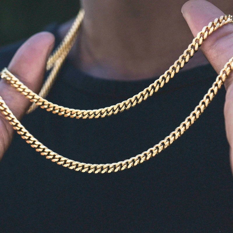 Vnox Men Simple 3-11mm Stainle - Cuban Link Chain 12Mm review and price
