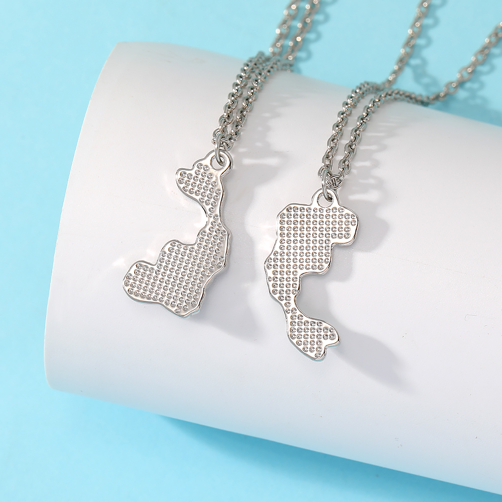 2Pcs Magnetic Yin Yang Fish Co - Magnetic Couple Matching Necklaces review and price