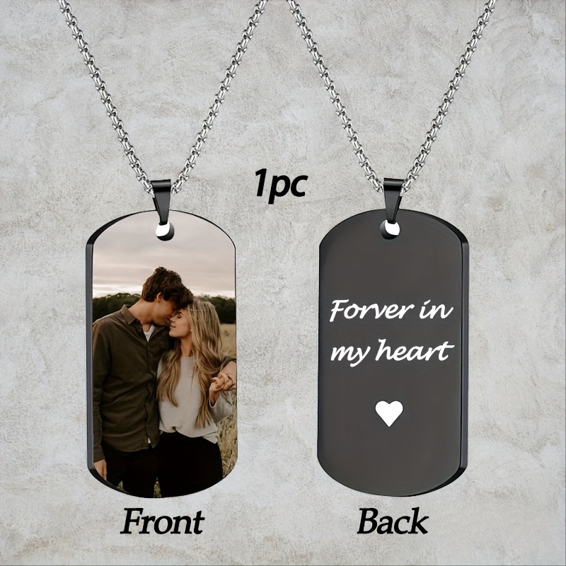 Custom Personalized Picture Pe - Custom Name Necklace Stainless Steel review and price