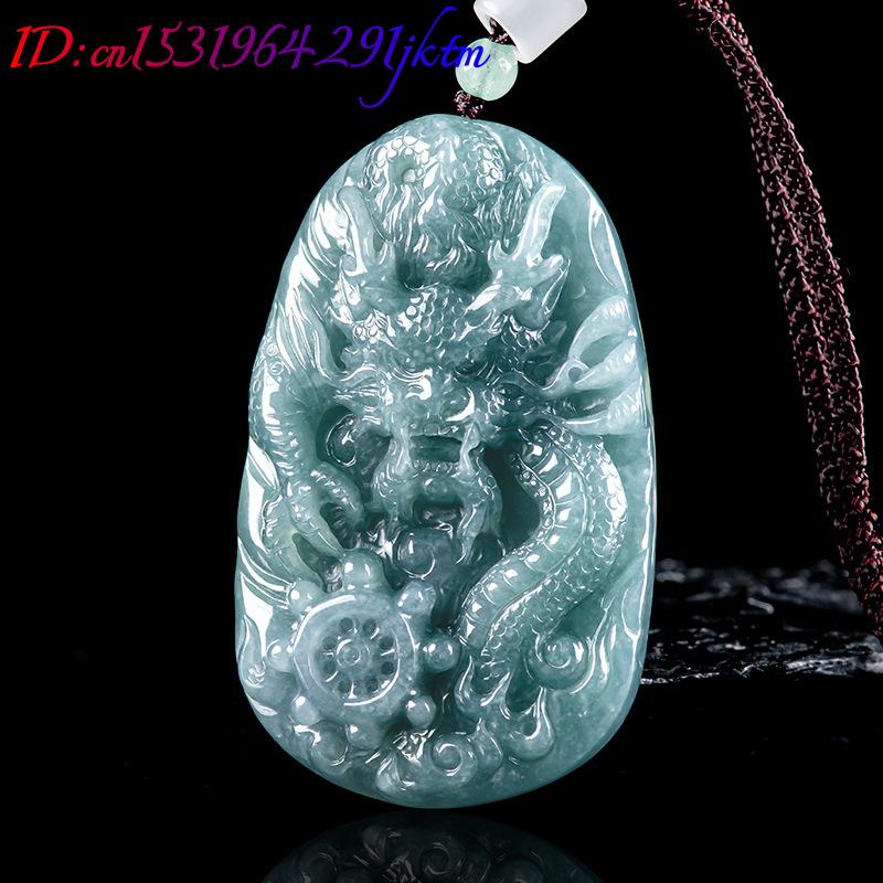 Burmese Jadeite Dragon Pendant - Necklaces review and price