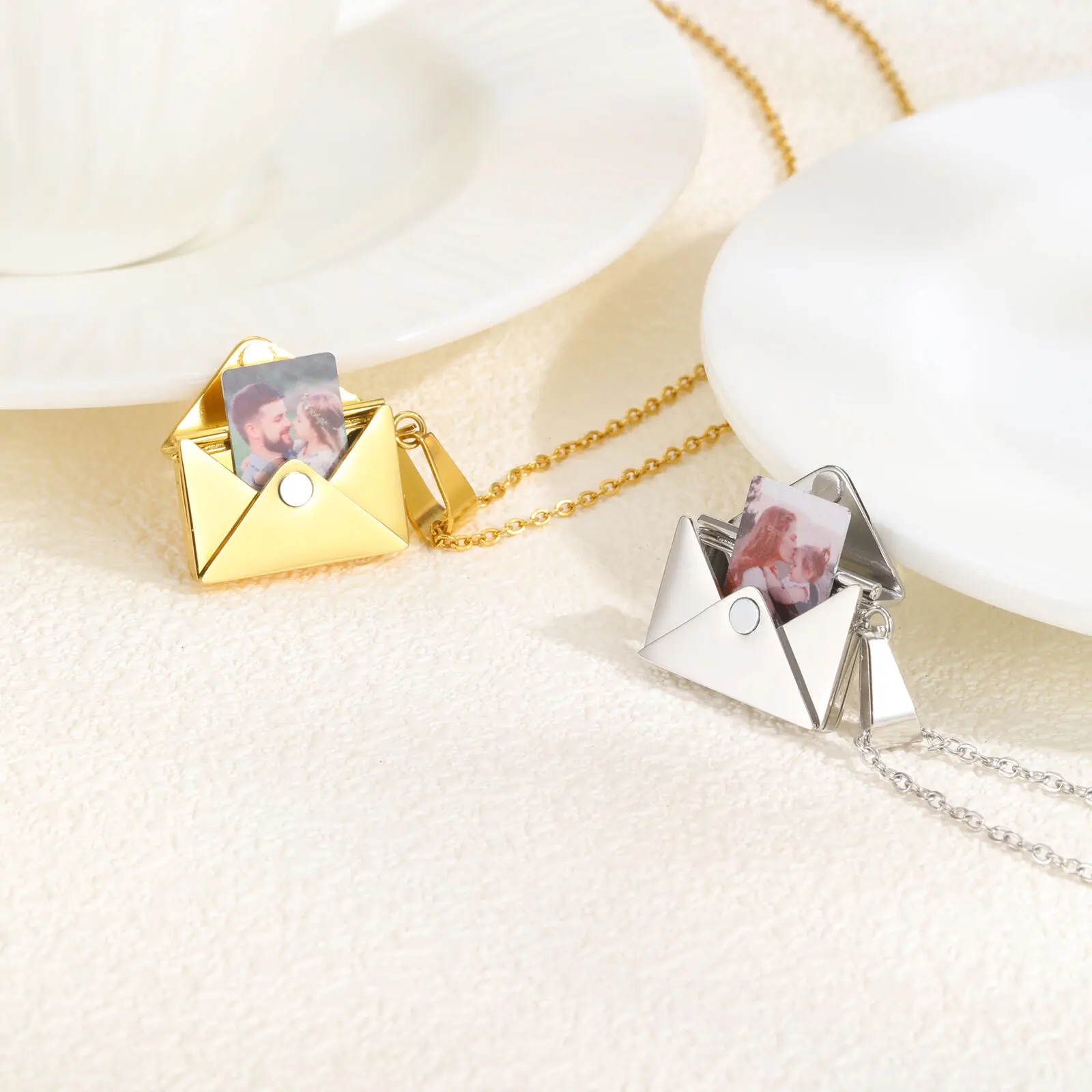 Personalized Photo Locket Neck - Custom Name Necklace Stainless Steel review and price