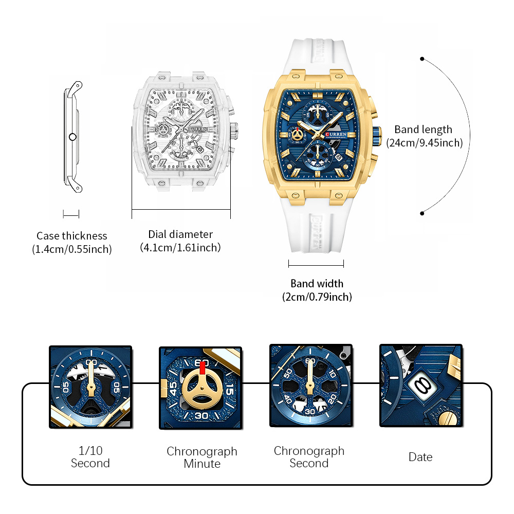 CURREN Luxury Vintage Watch fo - Watch Accessories review and price