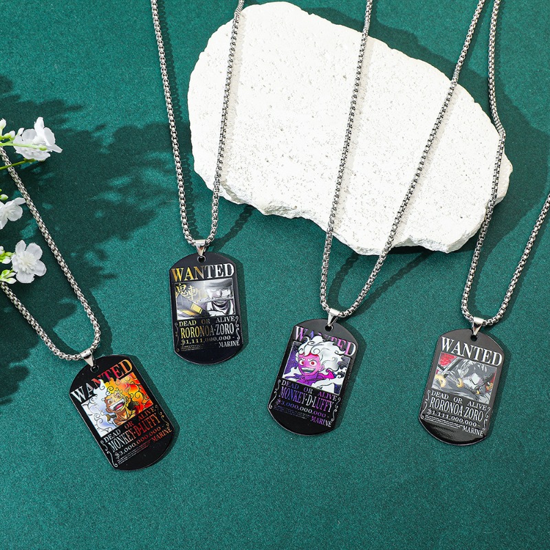 One Piece Luffy Zoro 3 Billion - Custom Name Necklace Stainless Steel review and price
