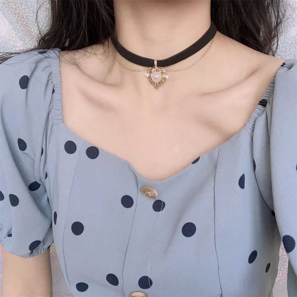 Vintage Velvet Chain Choker Ne - Pearl Choker Necklace Vintage review and price