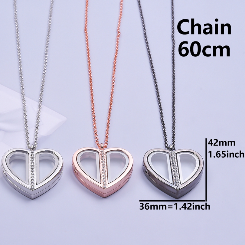 Magnet Heart Locket Necklace F - Heart Locket Necklace Photo review and price