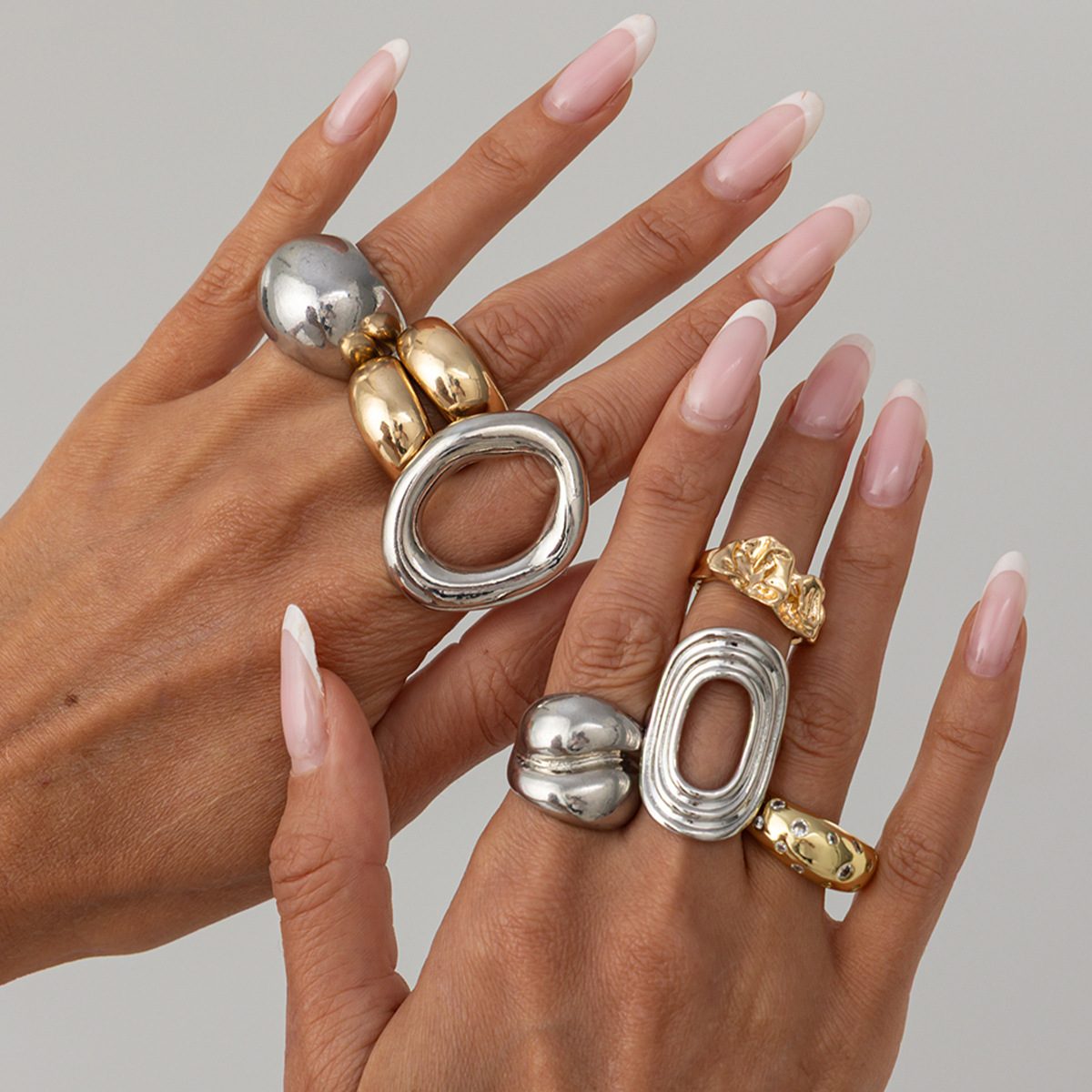 8Pcs/Set Vintage Punk Gold Sil - Vintage Punk Knuckle Rings Set review and price