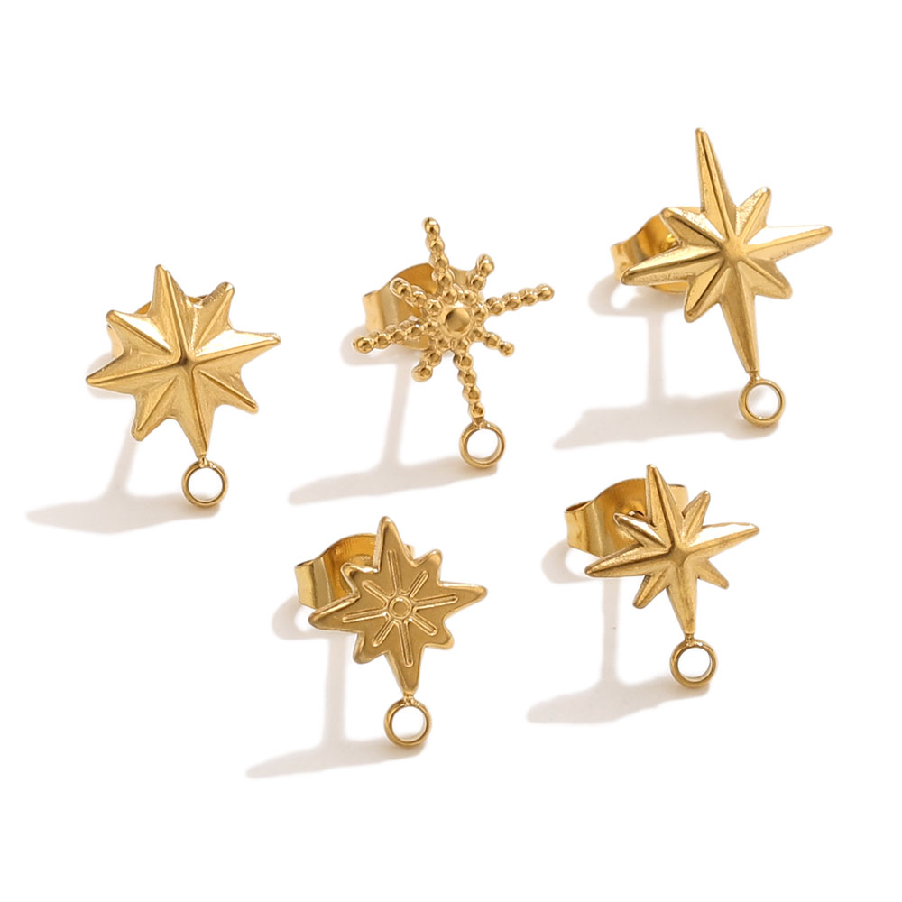6pcs Stainless Steel Star Earr - Body Jewelry review and price