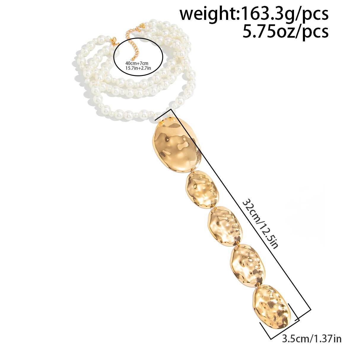 KunJoe Boho Imitation Pearl Be - Pearl Choker Necklace Vintage review and price
