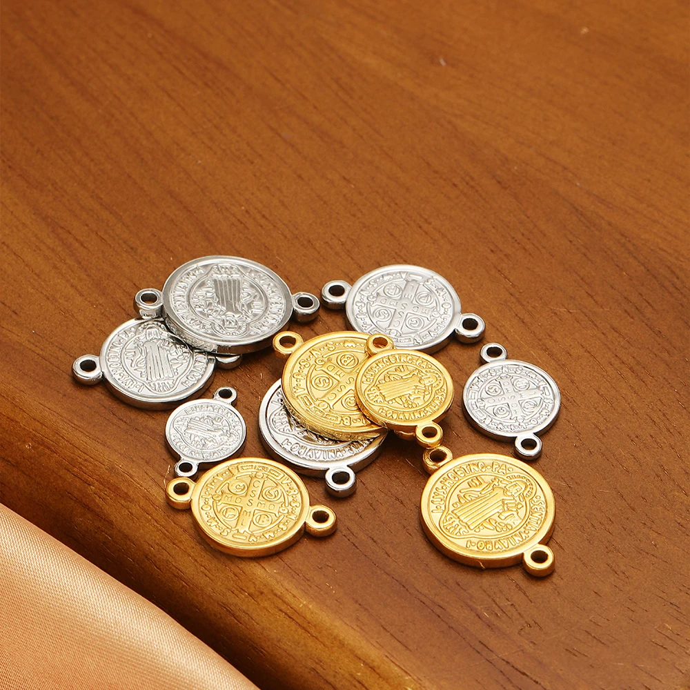 5pcs Stainless Steel Jesus Cro - Cross Pendant Necklace Gold review and price