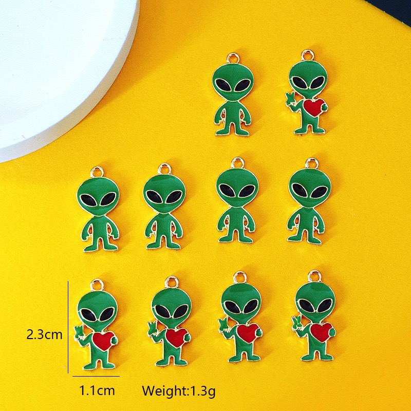 10pcs Simple Alien Alloy Drip  - Earrings review and price