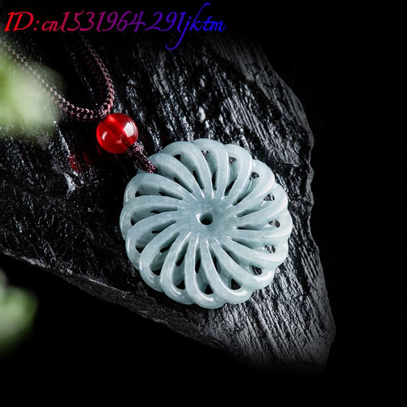 Burmese Jadeite Flower Pendant - Necklaces review and price