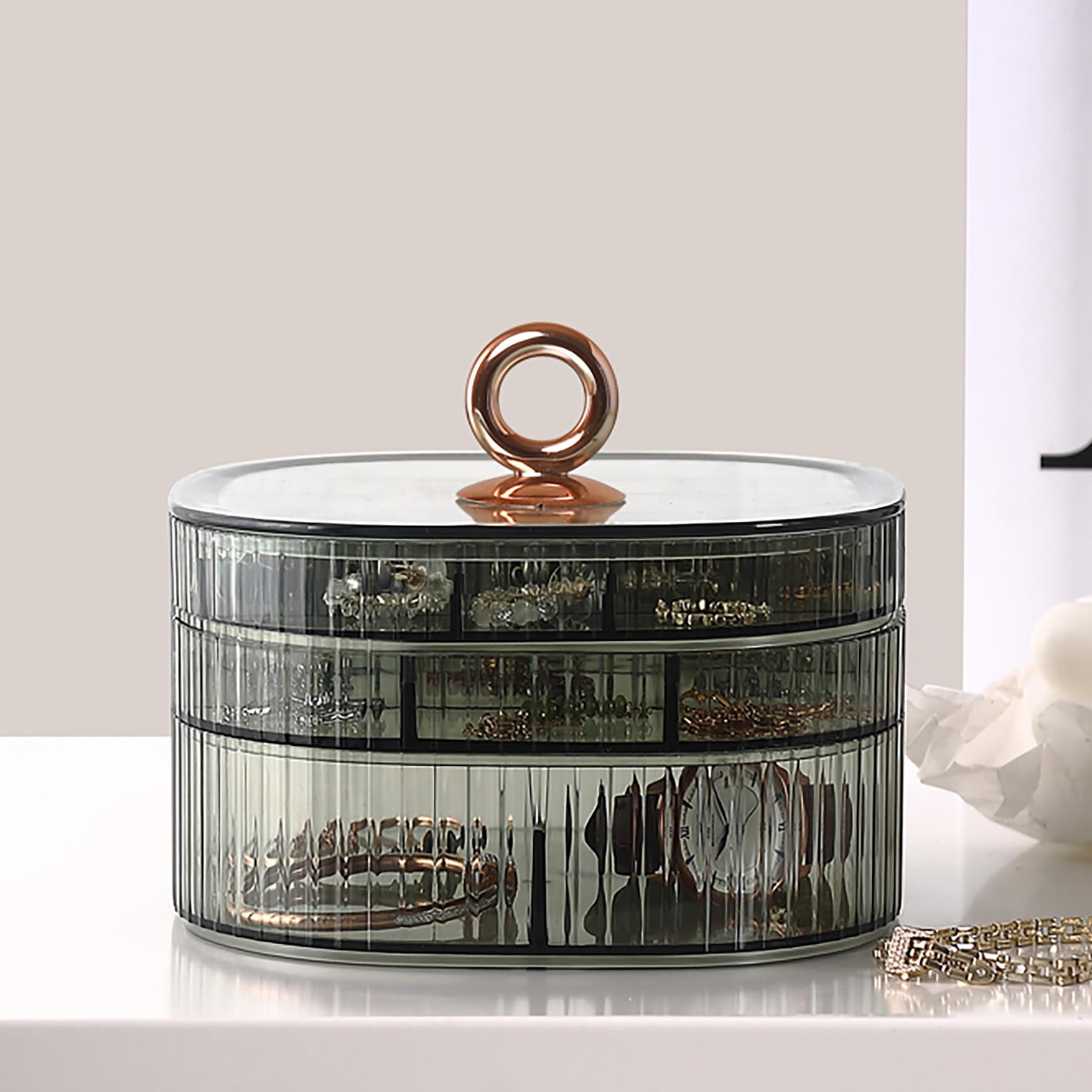Transparent Jewelry Box 3-Laye - Rings review and price