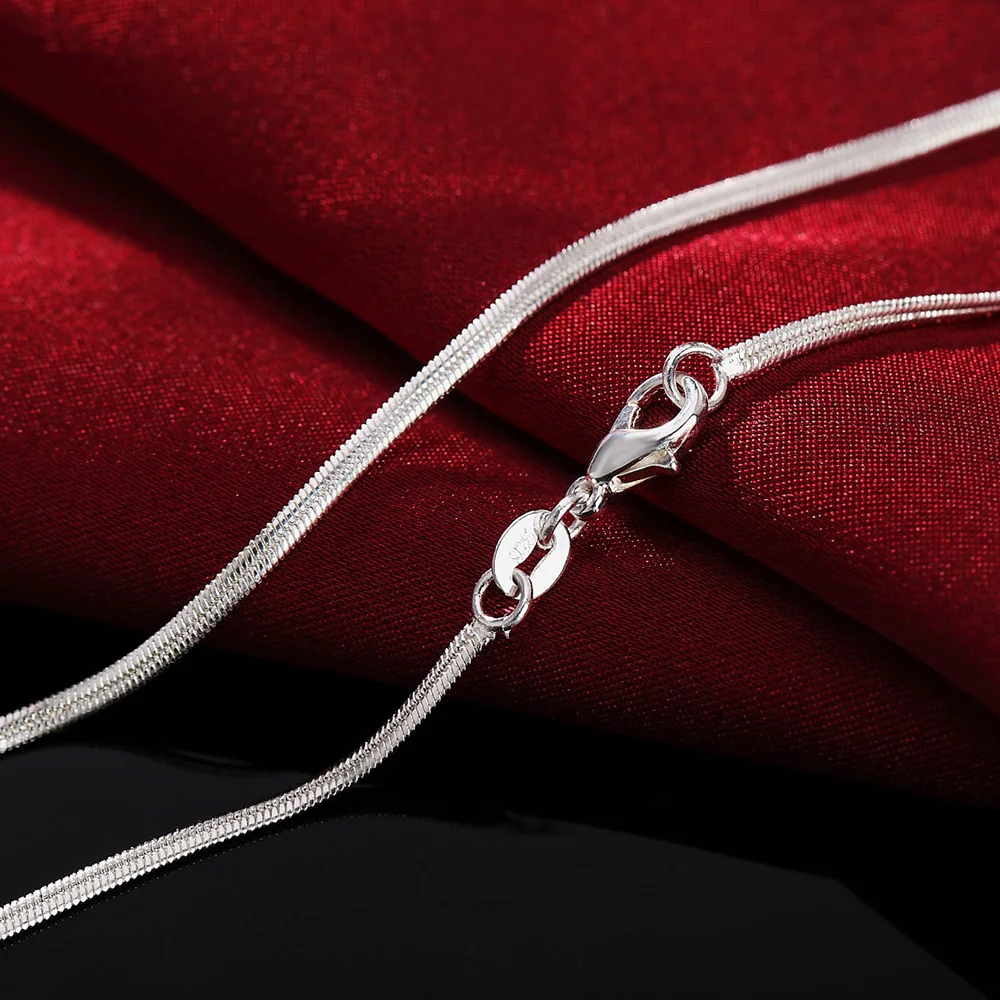 40-75cm Length 925 Sterling Si - 925 Sterling Silver Chain Necklace Men review and price