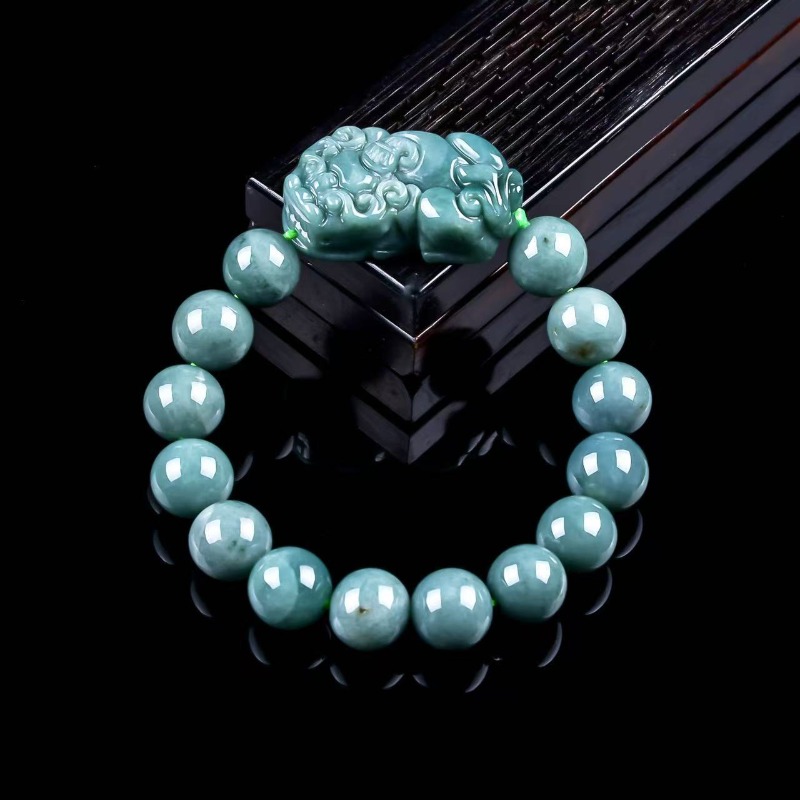 Natural Real Emerald Blue Wate - Bracelets review and price