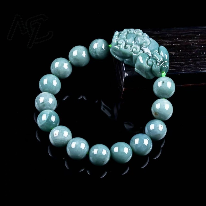 Natural Real Emerald Blue Wate - Bracelets review and price