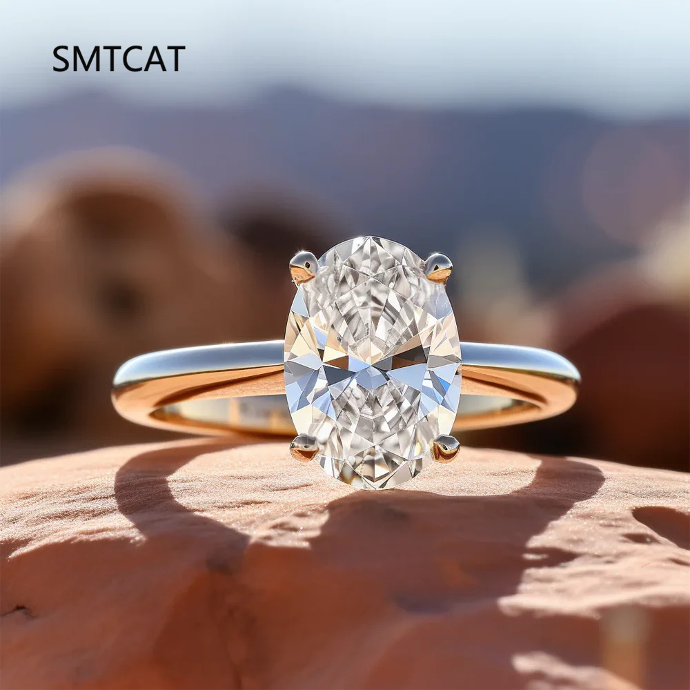 1/2/3 Carat Oval Cut Moissanit - Moissanite Engagement Ring 1 Carat review and price