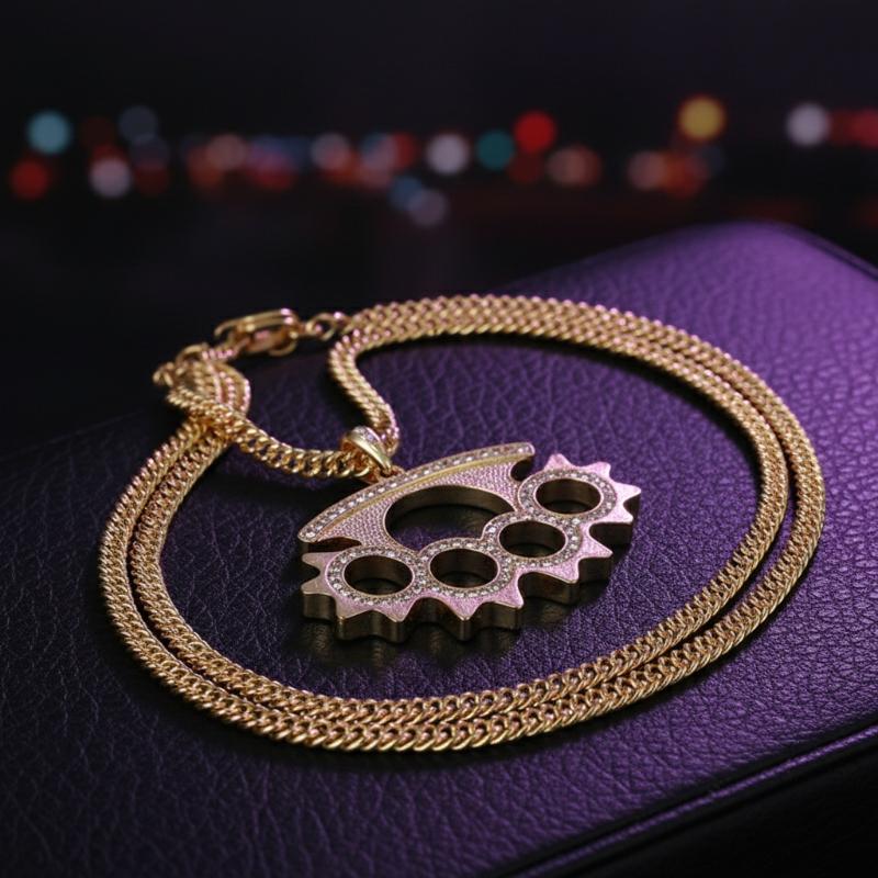 Y2K Punk Stainless Steel Penda - Layered Pendant Necklace Aesthetic review and price