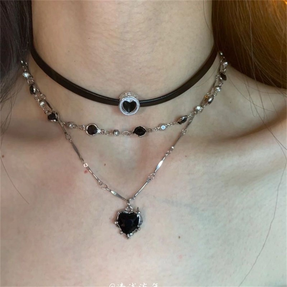 Y2K Gothic Love Heart Pendant  - Layered Pendant Necklace Aesthetic review and price
