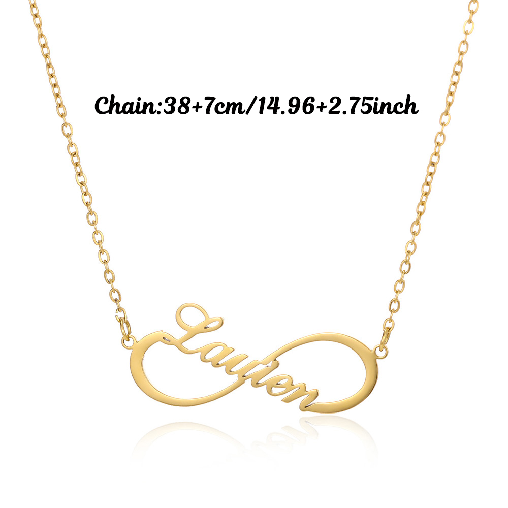 Custom Name Infinity Necklaces - Custom Name Necklace Stainless Steel review and price
