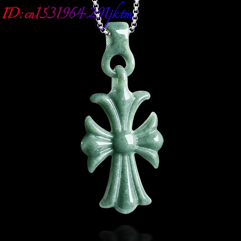 Natural Burmese Jadeite Cross  - Necklaces review and price