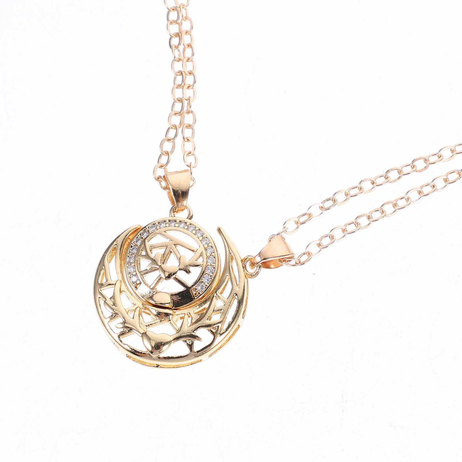 1Pair Sun Moon Necklace Couple - Magnetic Couple Matching Necklaces review and price