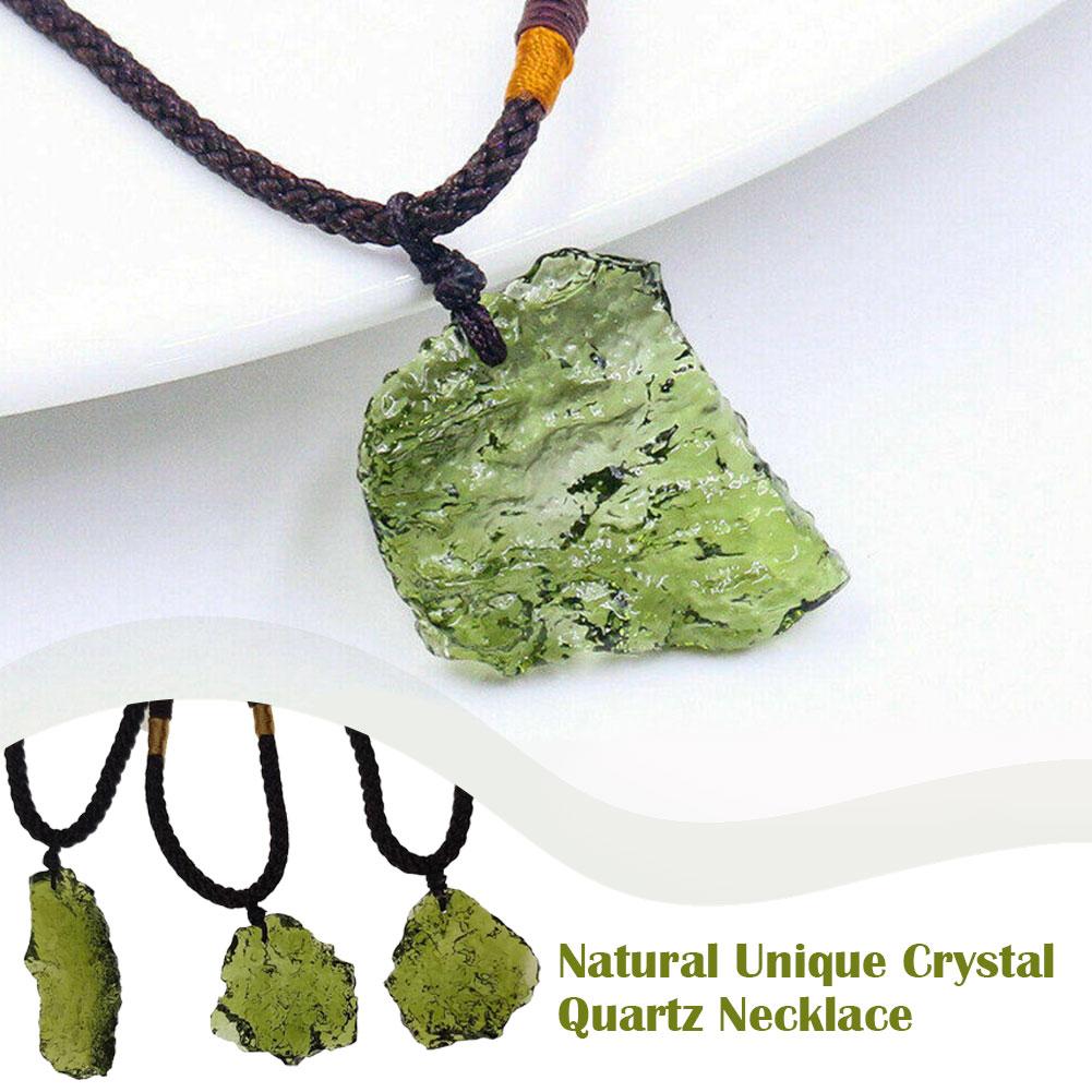 Natural Unique Crystal Quartz  - Crystal Pendant Necklace Natural Stone review and price