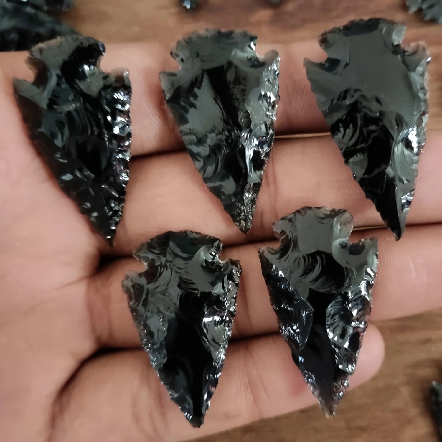1 Obsidian Arrow Pendant -Hand - Crystal Pendant Necklace Natural Stone review and price