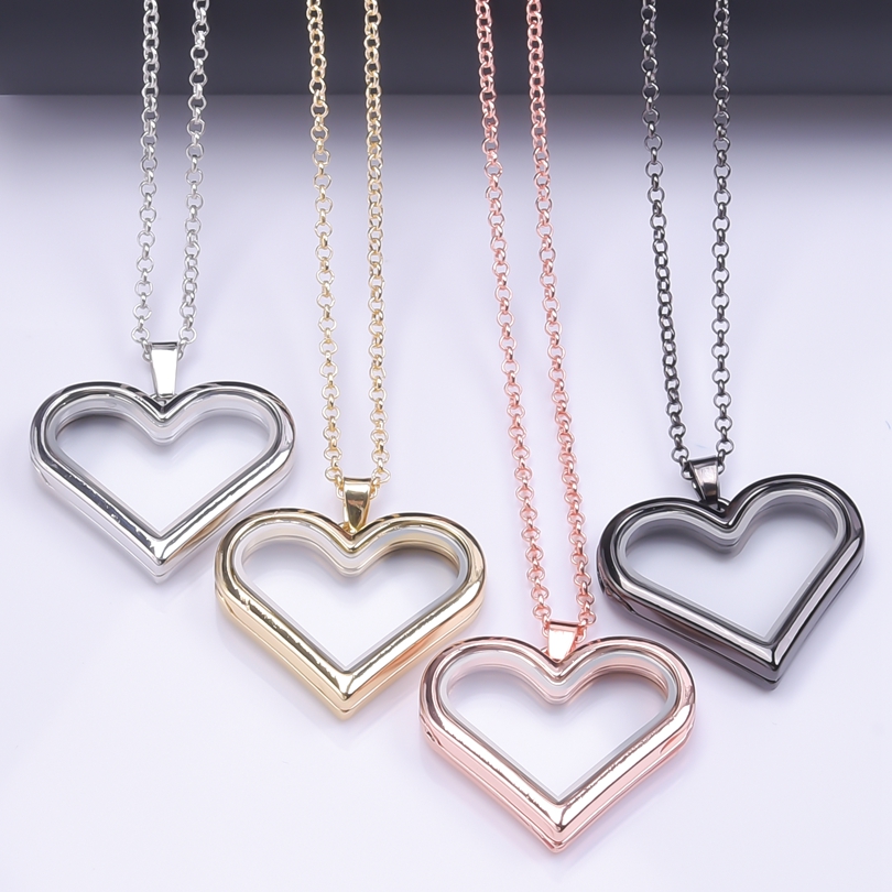 1Pc Y2K Girl Sweet Love Heart  - Heart Locket Necklace Photo review and price