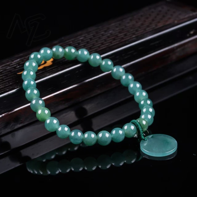 Natural Jadeite Blue Water Not - Bracelets review and price