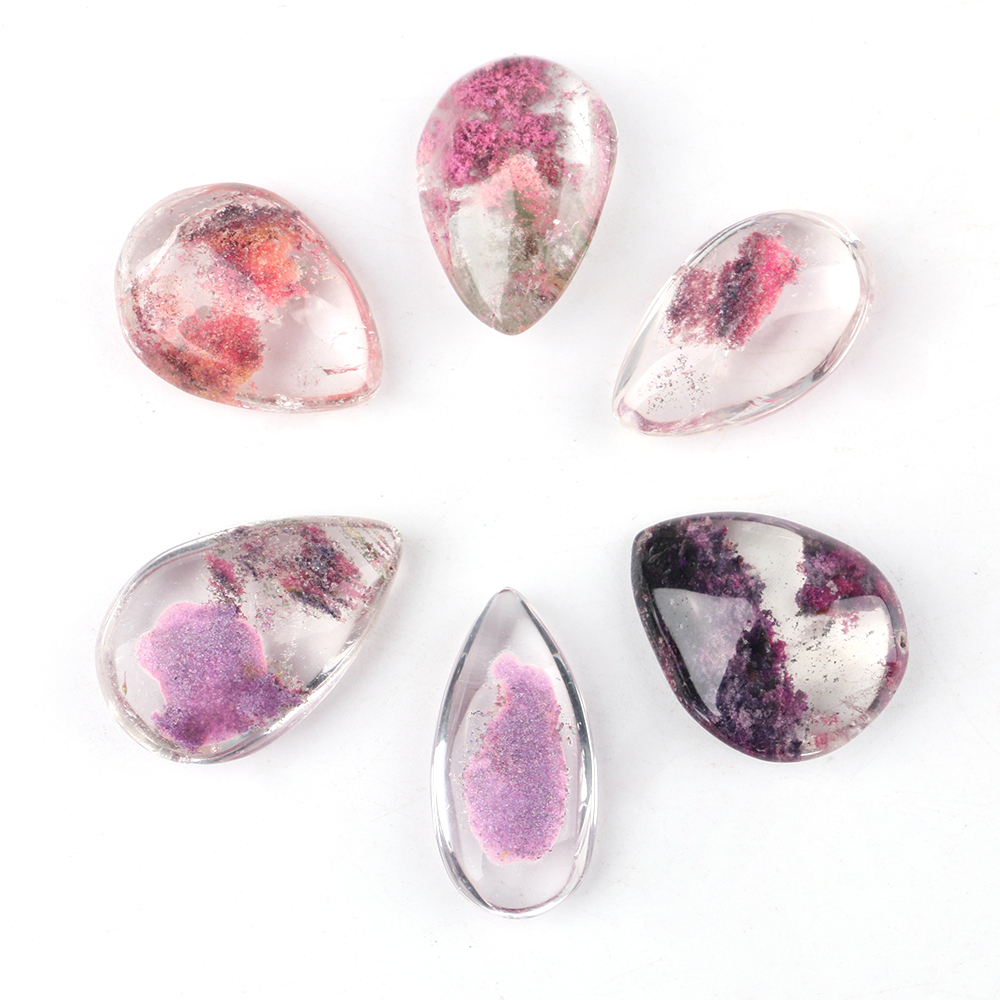Ghost Phantom Crystal Purple Q - Crystal Pendant Necklace Natural Stone review and price