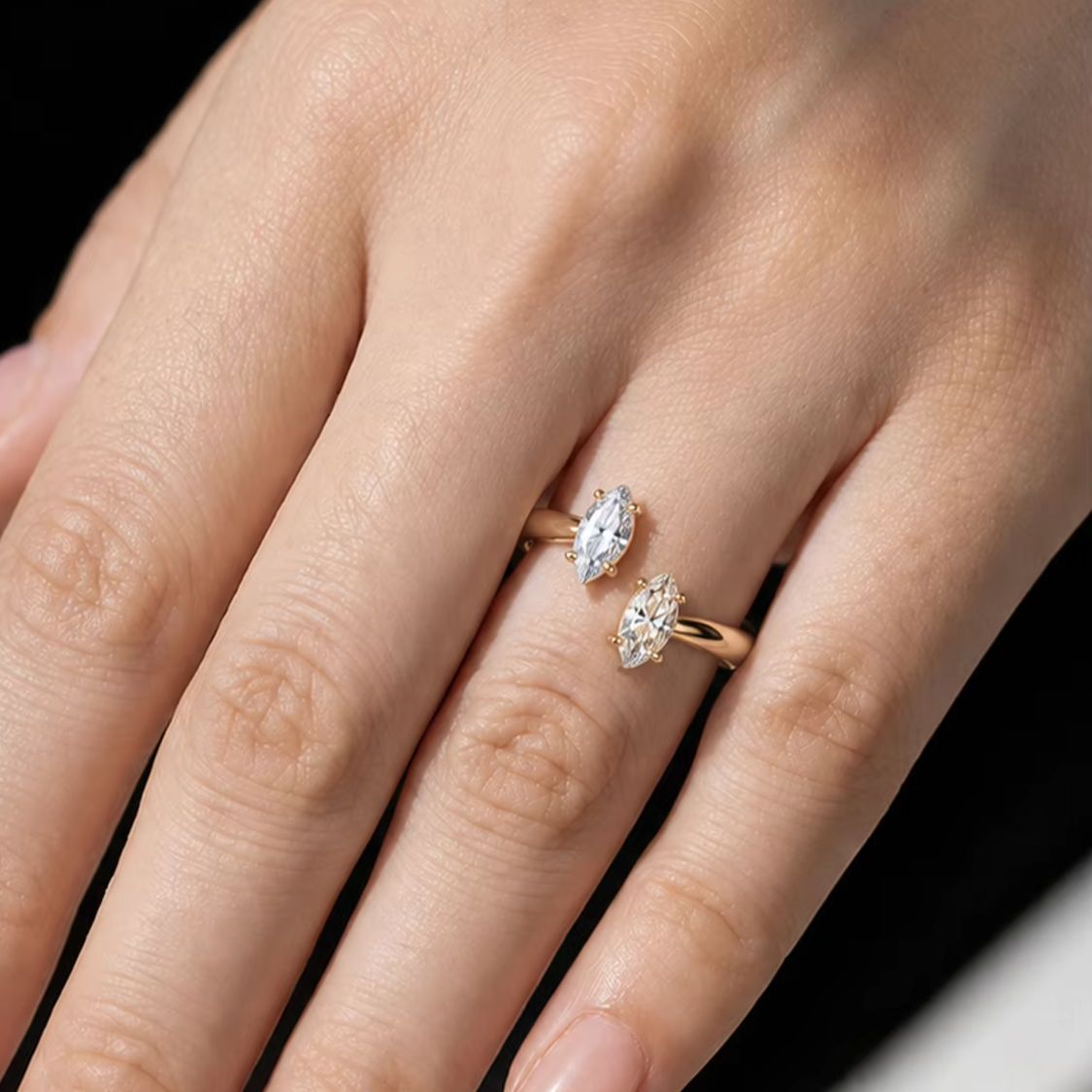 A 1-Carat 925 Sterling Silver  - Moissanite Engagement Ring 1 Carat review and price