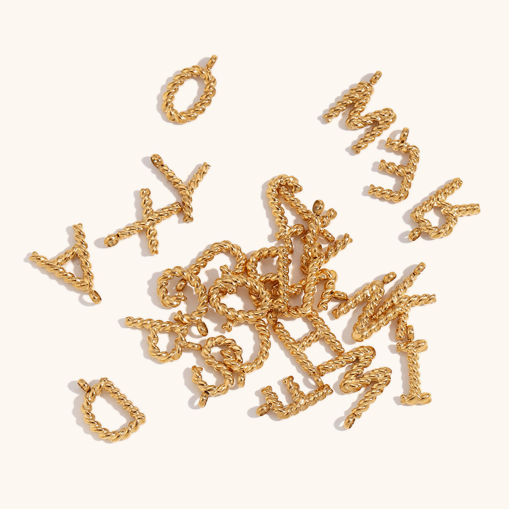 Personalized 3d Letter Necklac - Initial Letter Necklace 18K Gold review and price