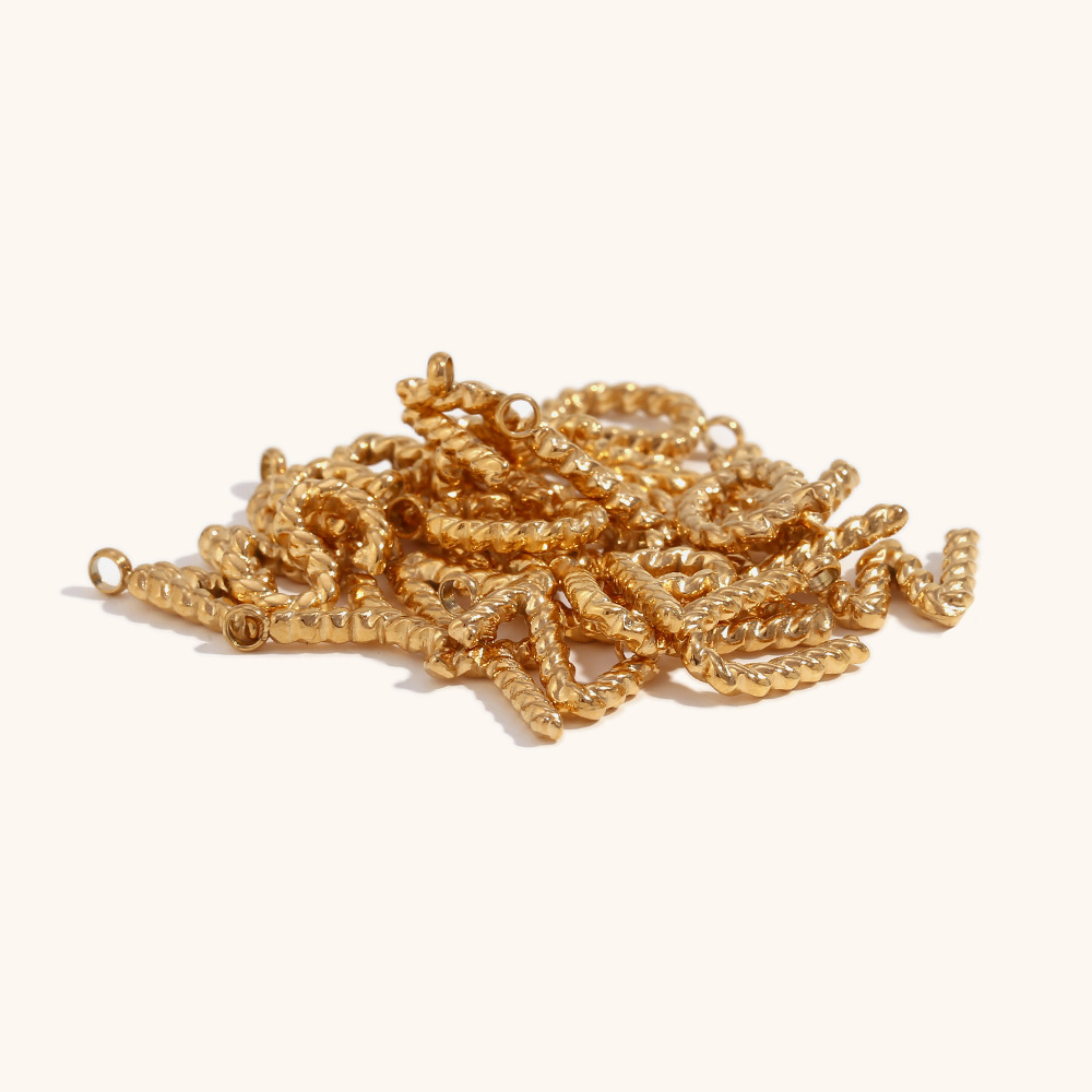 Personalized 3d Letter Necklac - Initial Letter Necklace 18K Gold review and price
