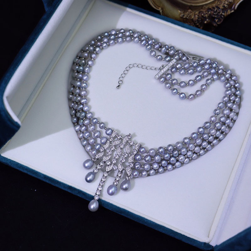 Freshwater Pearl Necklace, Vin - Pearl Choker Necklace Vintage review and price