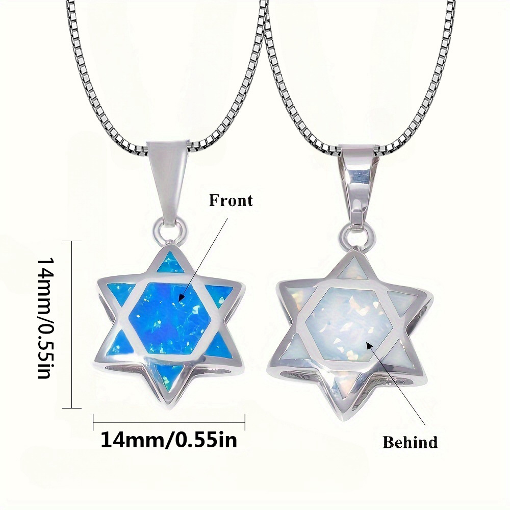 Star of David Opal Pendant Nec - Necklaces review and price
