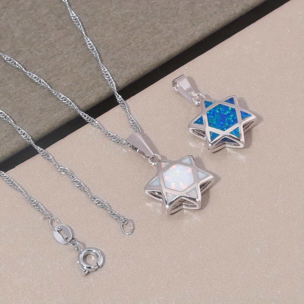 Star of David Opal Pendant Nec - Necklaces review and price