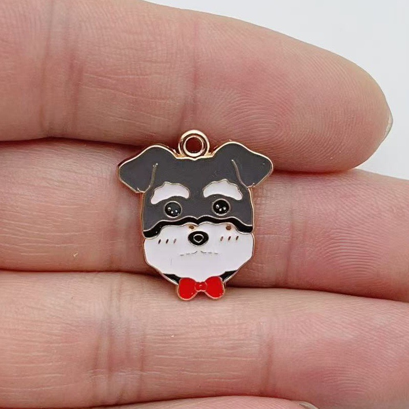 12pcs cartoon pet spotted dog  - Earrings review and price