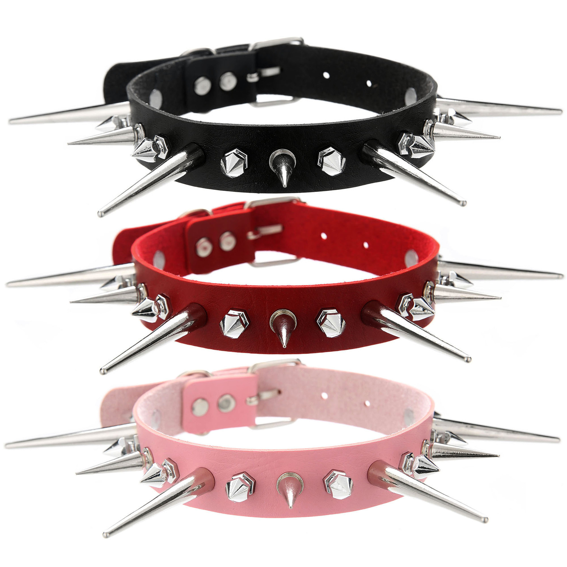Goth Long Spike Choker Punk Fa - Goth Punk Spike Choker review and price
