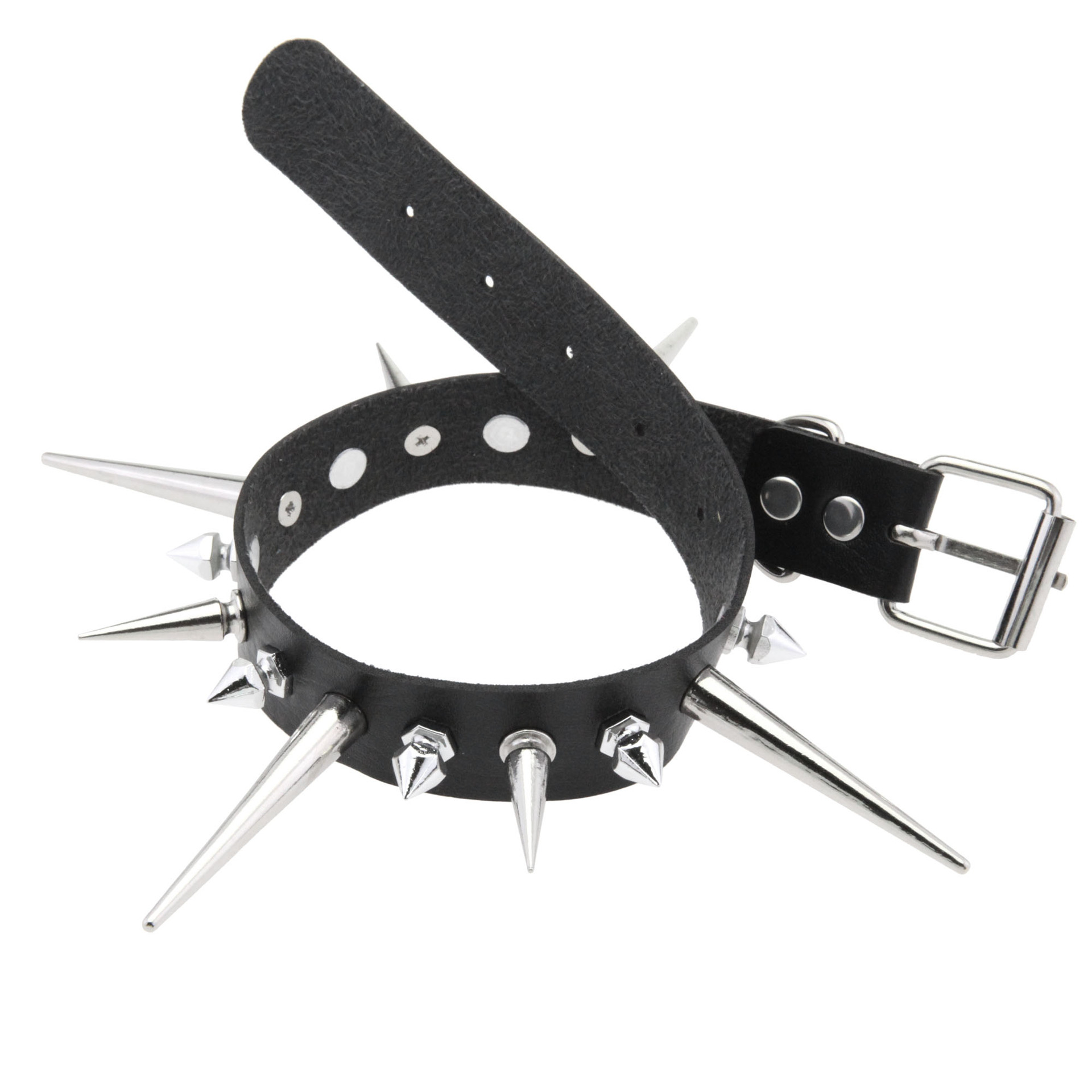 Goth Long Spike Choker Punk Fa - Goth Punk Spike Choker review and price
