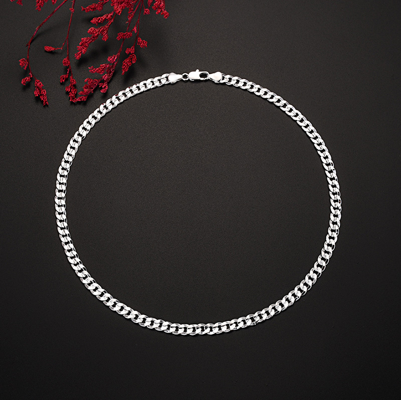 Hot 925 sterling Silver charm  - Cuban Link Chain 12Mm review and price